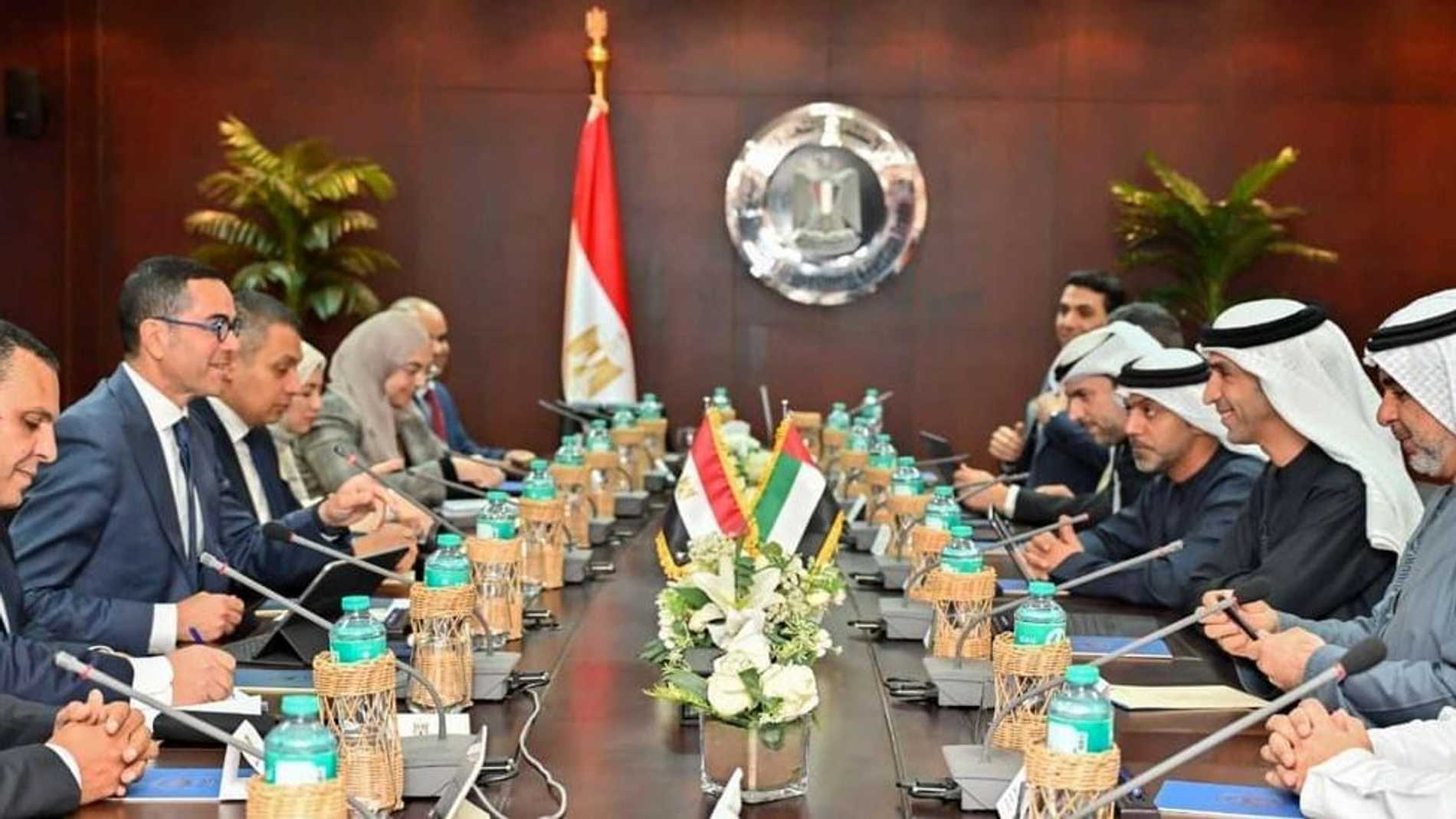 مفاوضات إماراتية مصرية حول الشراكة الاقتصادية الشاملة 