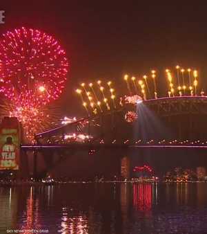 احتفالات في سيدني مع دخول عام 2026