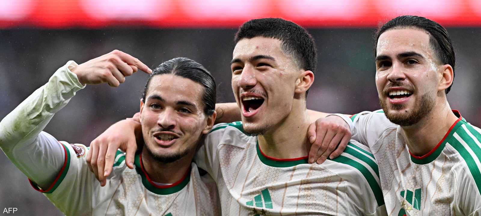 فرحة لاعبي الجزائر