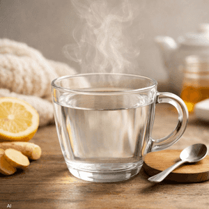 الماء الساخن يرطب الجسم