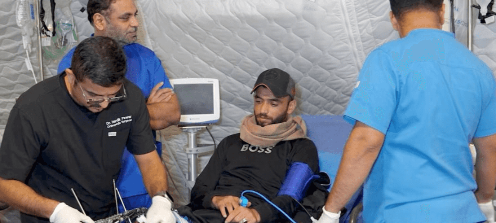 يستمر المستشفى في استقبال المرضى وتقديم الرعاية الصحية