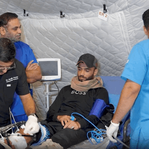 يستمر المستشفى في استقبال المرضى وتقديم الرعاية الصحية