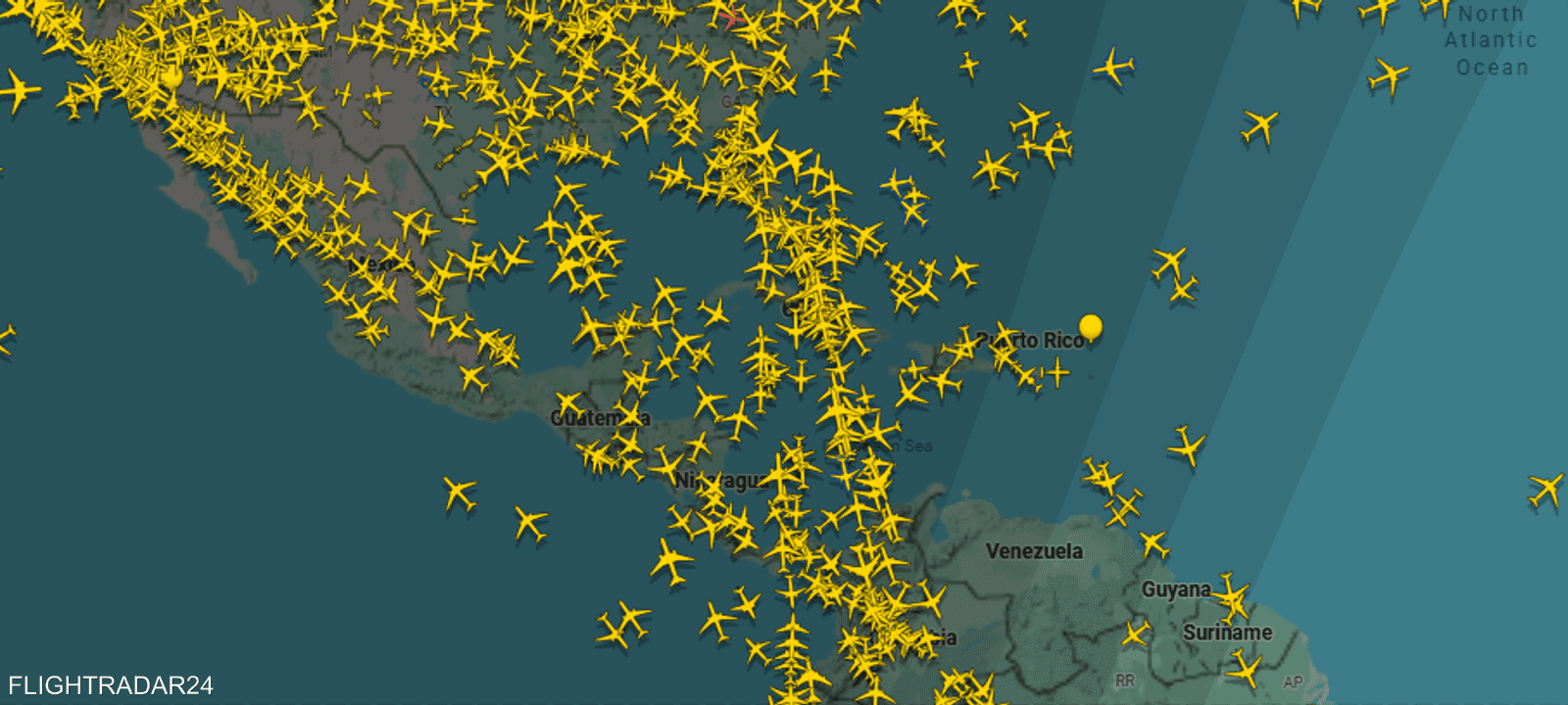 حركة الطيران تستأنف فوق الكاريبي