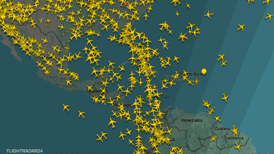 واشنطن ترفع قيود الطيران فوق البحر الكاريبي