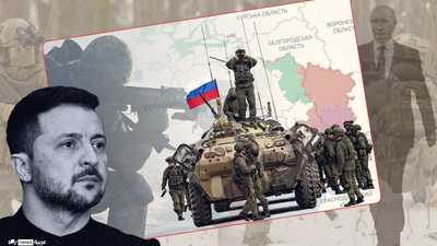 كم تبلغ مساحة الأراضي الأوكرانية التي تسيطر عليها روسيا؟