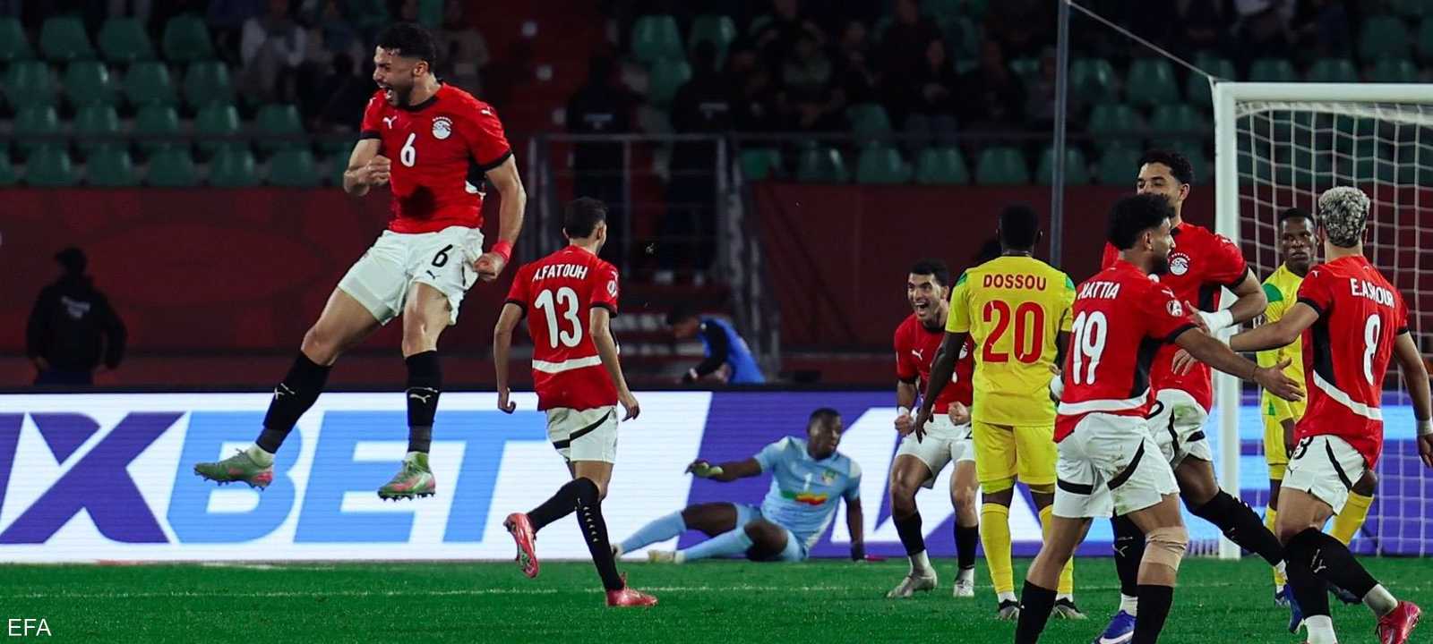حجز المنتخب المصري بطاقة تأهله إلى ربع نهائي كأس أفريقيا