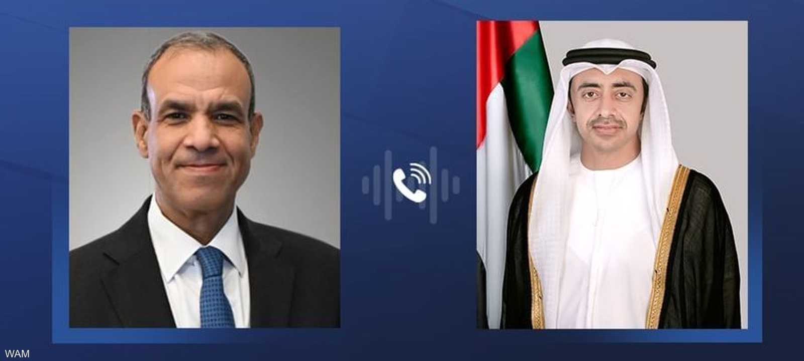 عبدالله بن زايد ووزير خارجية مصر يبحثان المستجدات الإقليمية