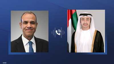 عبدالله بن زايد ووزير خارجية مصر يبحثان المستجدات الإقليمية