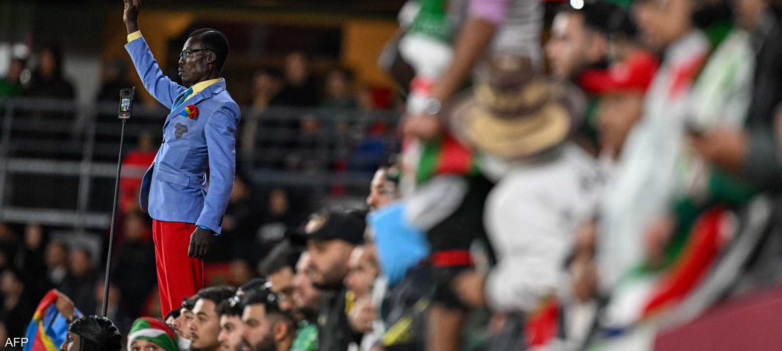 عمورة قلد المشجع الذي يخلد ذكرى لومومبا