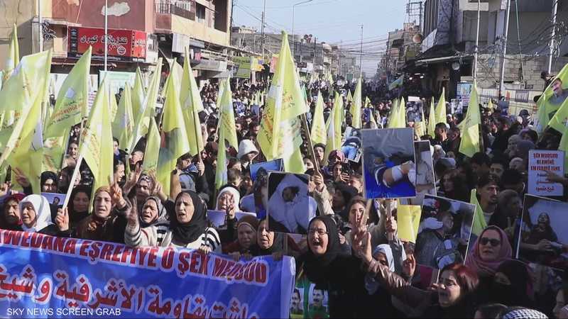 مظاهرات في عدة مدن شمال شرق سوريا تطالب بوقف التصعيد