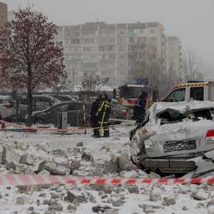 كييف تئن من الطقس الشتوي القاسي