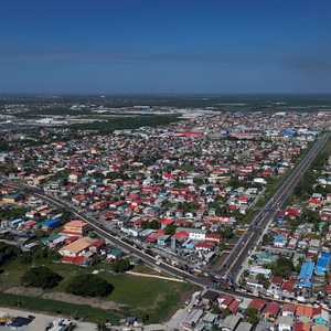 جانب من جورج تاون عاصمة غويانا