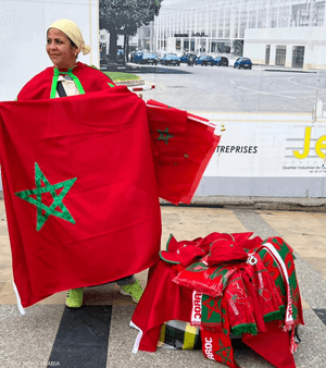 ينتشر الباعة بالساحات العامة في الرباط