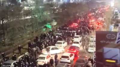 من الاحتجاجات في إيران