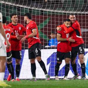 فرحة مصرية بأحد الأهداف