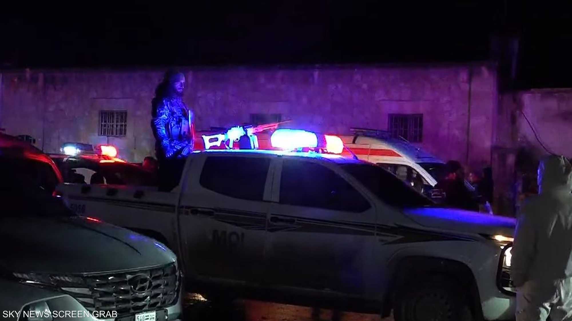 جانب من عملية إخلاء المنطقة من مقاتلي قسد