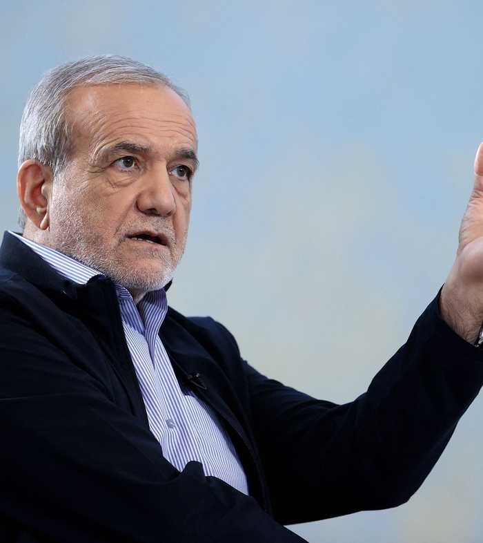 الرئيس ‌الإيراني مسعود ⁠بزشكيان