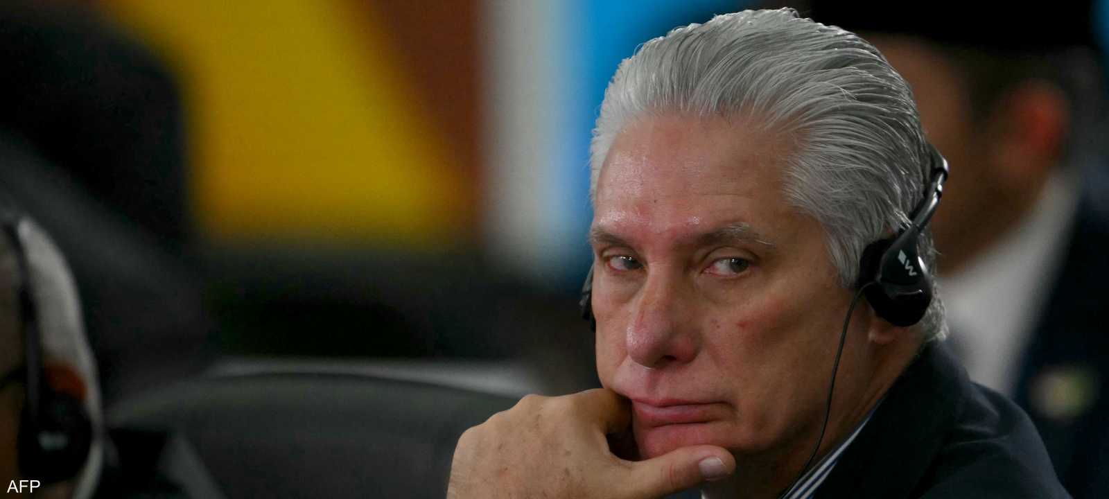 الرئيس الكوبي ميغيل دياز كانيل