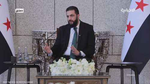 الشرع يدعو للاستفادة من التنمية التي شهدتها مصر