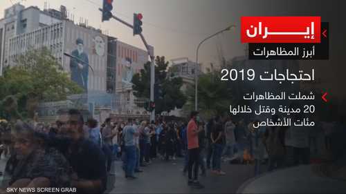 إيران.. أبرز المظاهرات