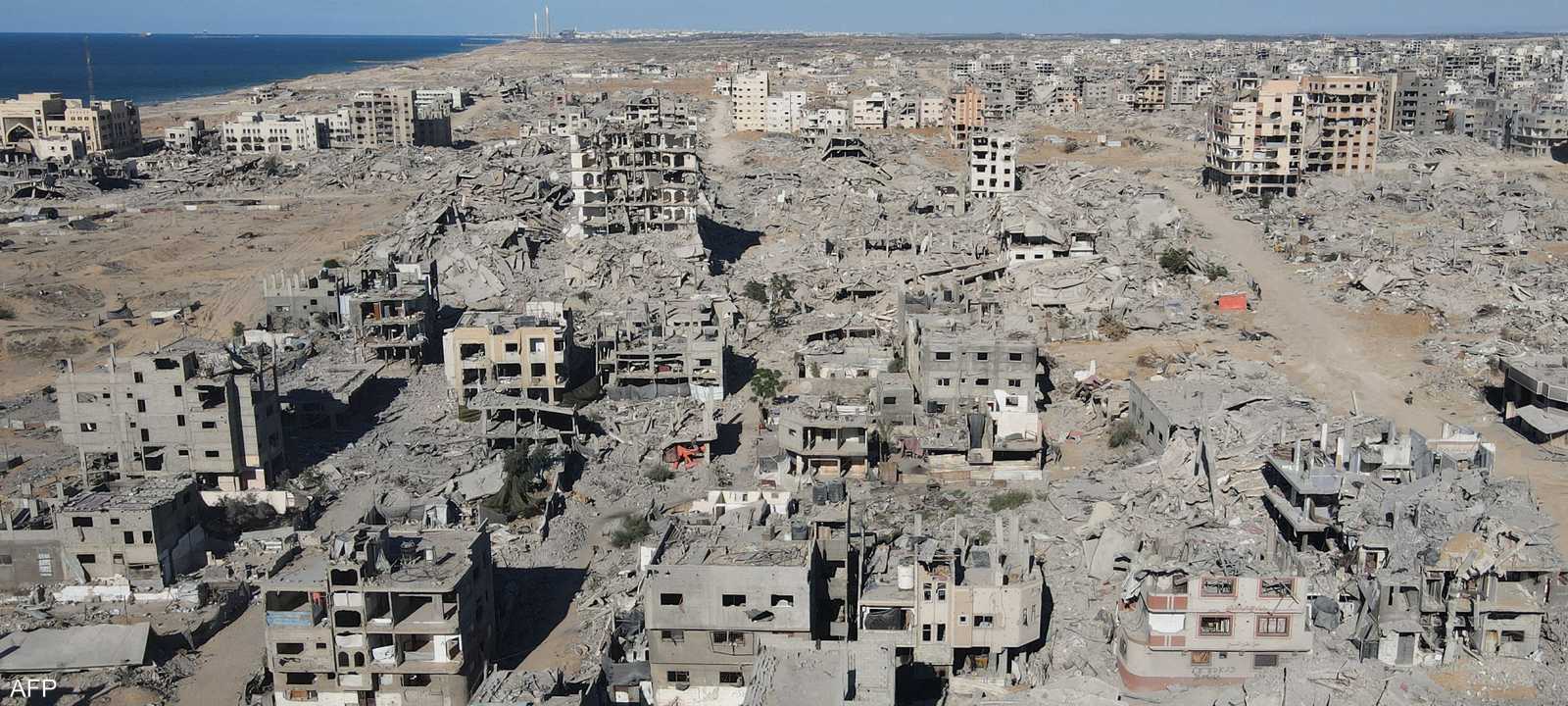 دمار واسع النطاق في غزة جراء الحرب الإسرائيلية على القطاع