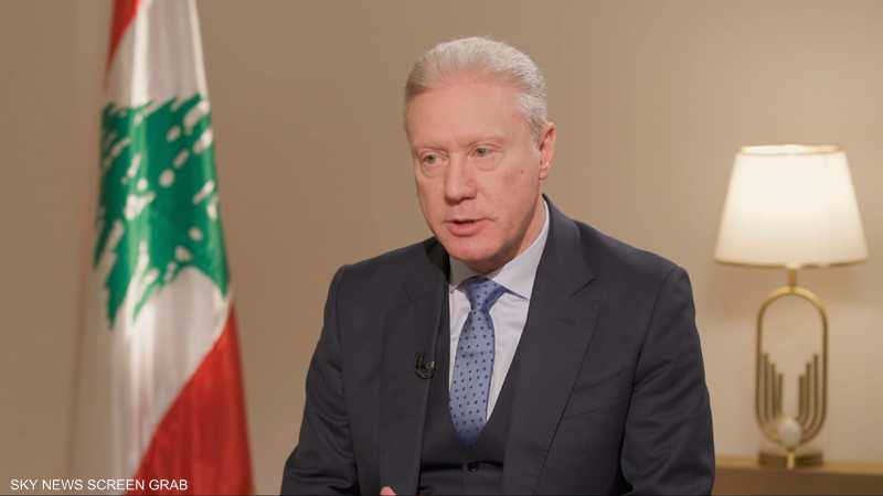 وزير الخارجية اللبناني يوسف رجي