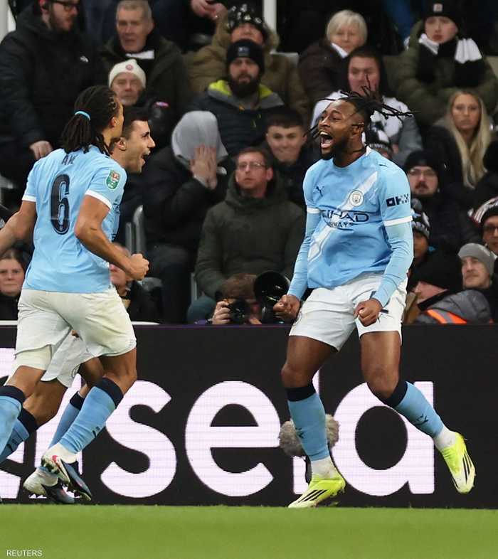 سجل أنطوان سيمينيو لاعب مانشستر سيتي ‌هدفا في المباراة