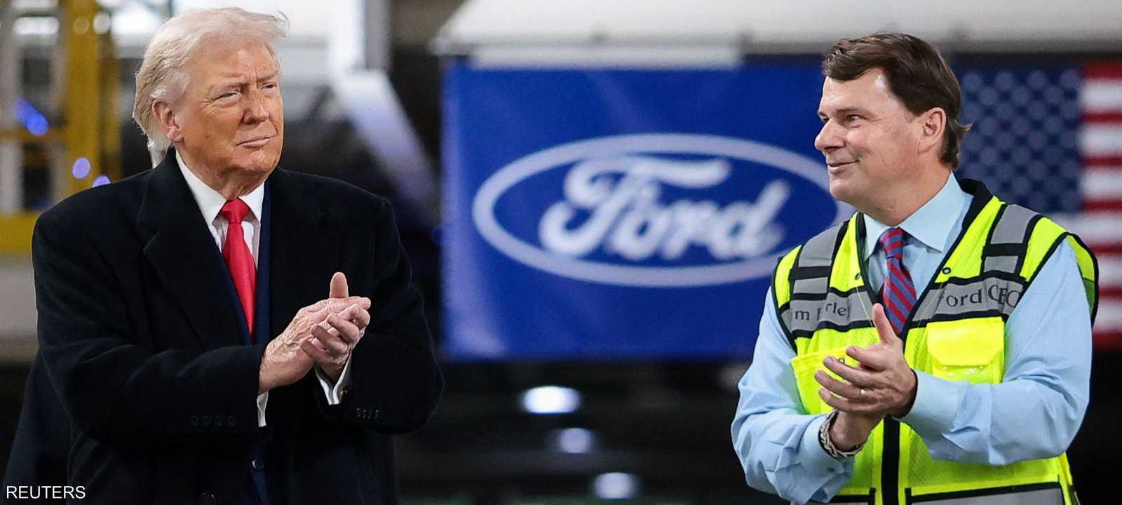 ترامب يزور مصنع فورد للسيارات