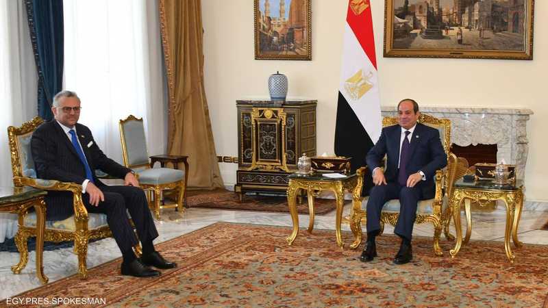 عبد الفتاح السيسي ومسعد بولس