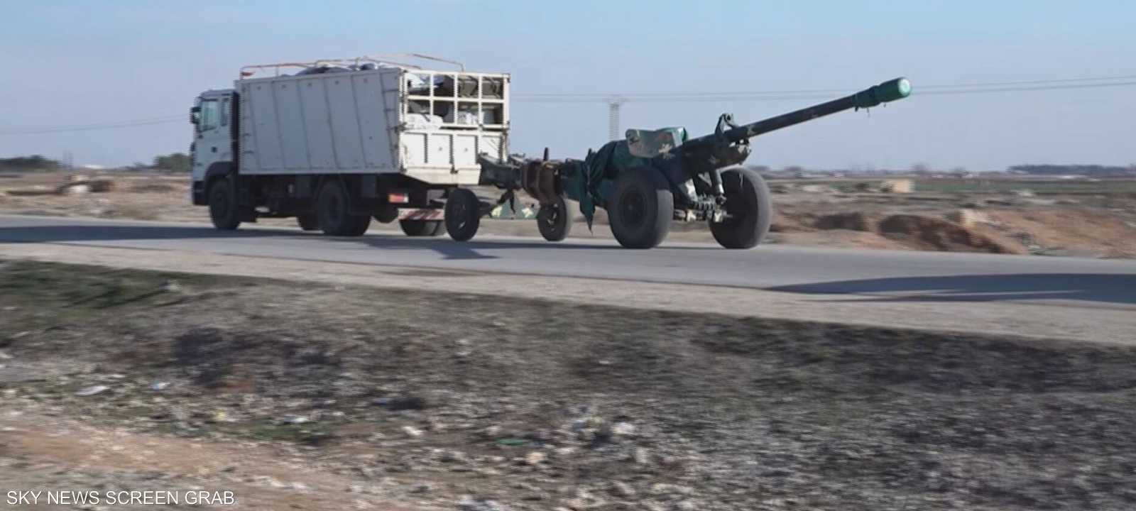 رصد تعزيزات عسكرية للجيش السوري بطريقها إلى دير حافر