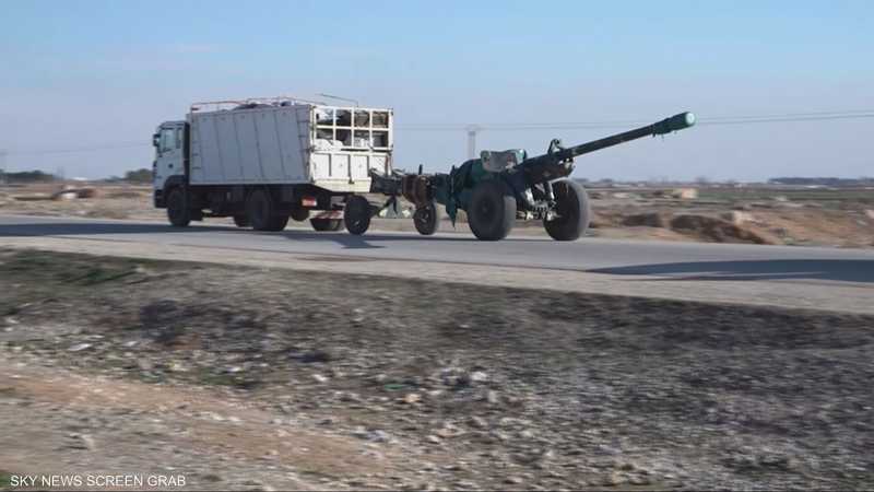 رصد تعزيزات عسكرية للجيش السوري في طريقها إلى "دير حافر"