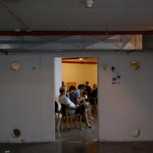 إسرائيليون داخل الملاجئ في حيفا_أرشيف