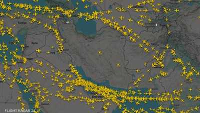 "فلايت رادار": إيران تغلق مجالها الجوي "باستثناء"