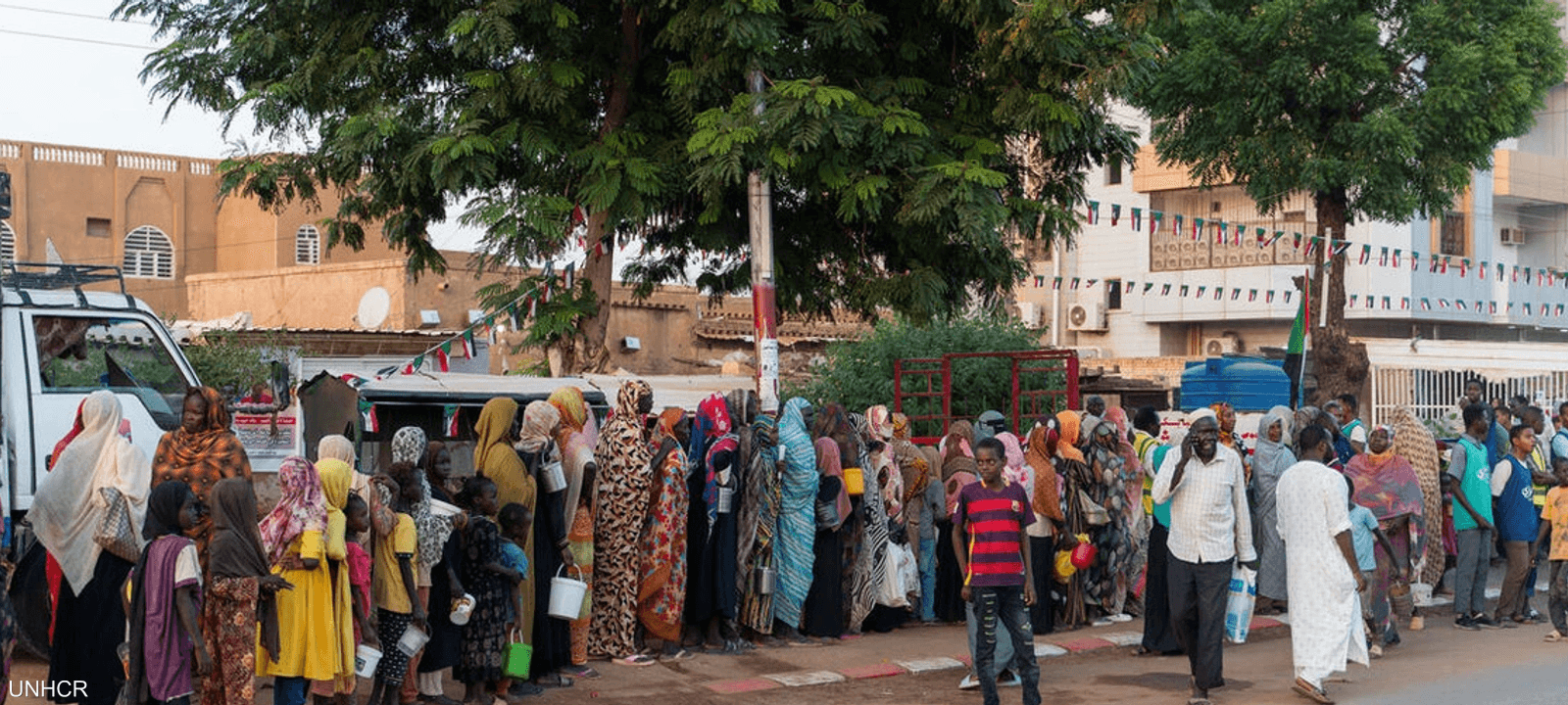 عائلات نازحة حديثاً من الفاشر