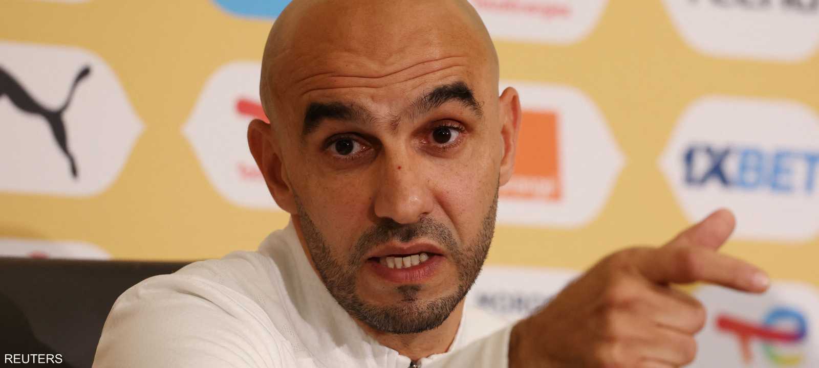 مدرب المنتخب المغربي وليد الركراكي