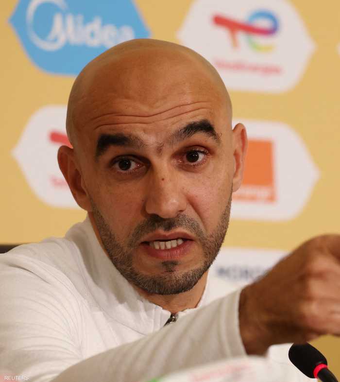 مدرب المنتخب المغربي وليد الركراكي