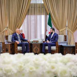 جانب من لقاء المبعوث الأميركي والرئيس السوري