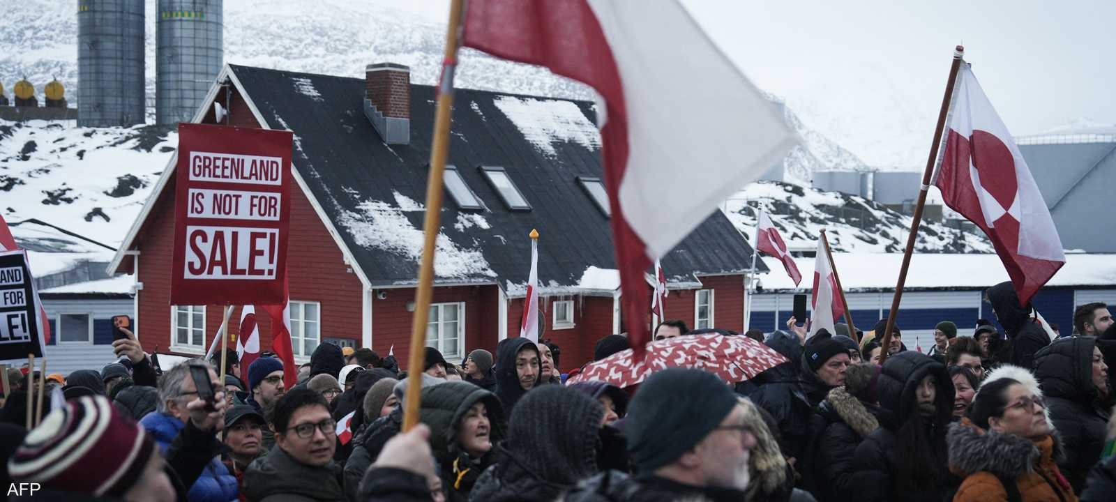 تظاهرة رافضة لتصريحات ترامب بضم غرينلاند