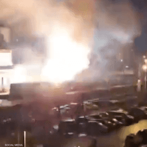 الحادث أدى إلى وقوع حريق