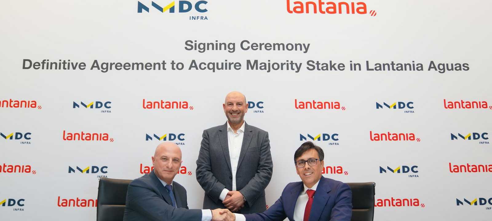 "إن إم دي سي إنفرا" تستحوذ على 51% في "لانتانيا أجواس"