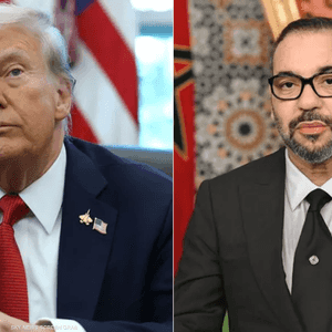 الملك محمد السادس ودونالد ترامب