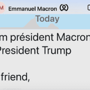 لقطة شاشة نشرها ترامب