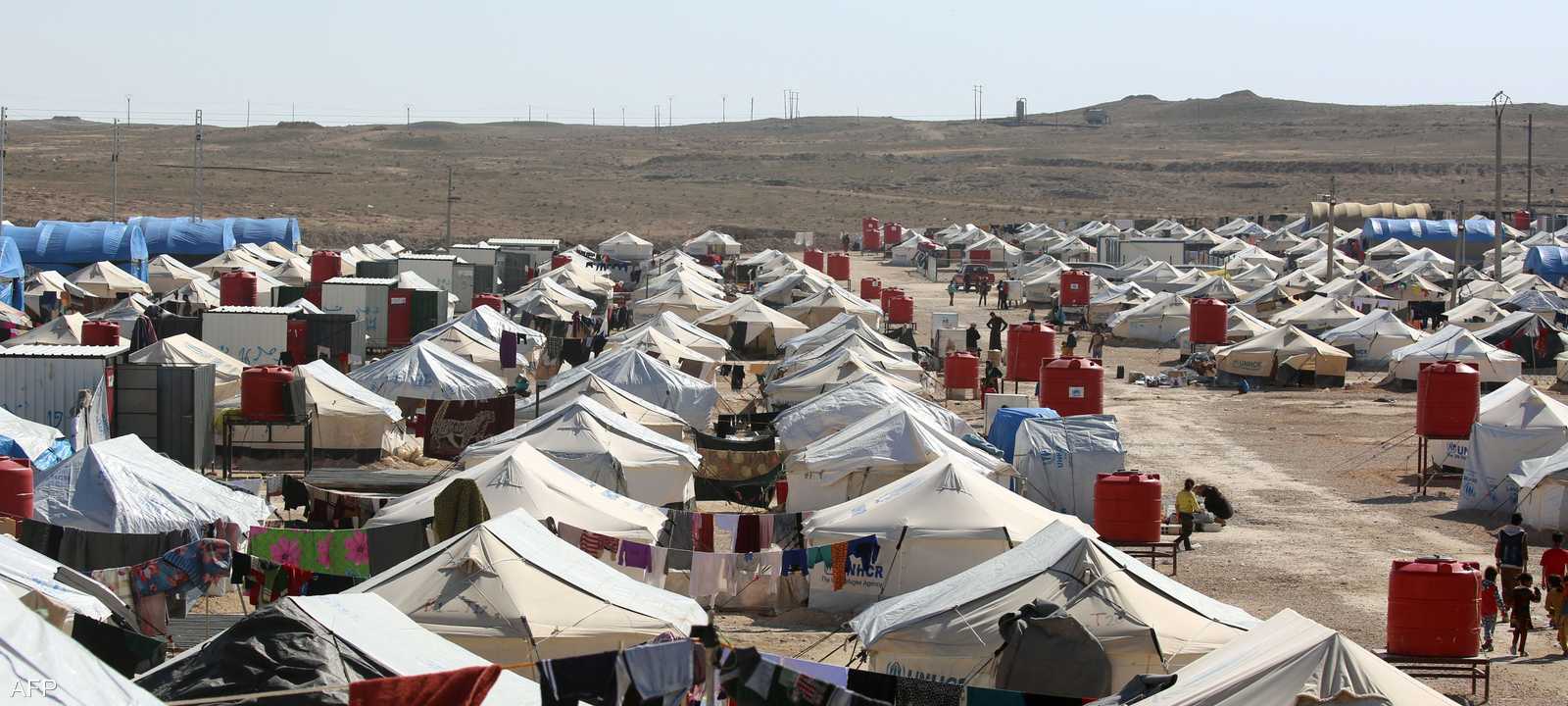 مخيم الهول يضم آلاف النساء والأطفال من عائلات مرتبطة بداعش