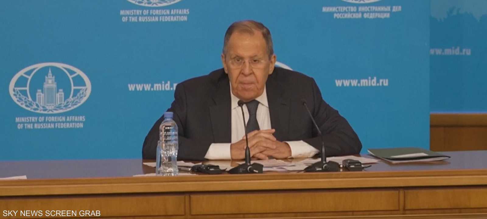 لافروف تحدث عن مبدأ عدم تجزئة الأمن