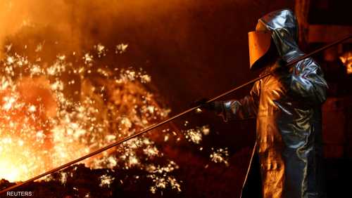 مصنع تيسنكروب ستيل للصلب في دويسبورغ، ألمانيا