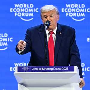 ترامب خلال كلمته أمام قمة دافوس