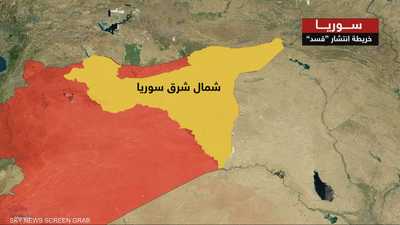 الانتشار الحالي لقوات سوريا الديمقراطية في شمال شرق سوريا
