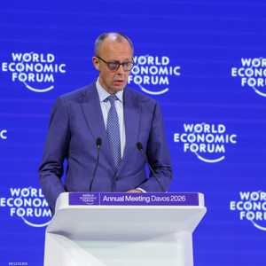 المستشار الألماني من دافوس