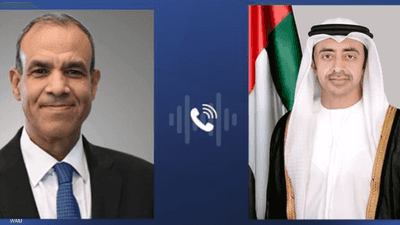 عبد الله بن زايد يبحث مع وزير خارجية مصر التطورات الإقليمية