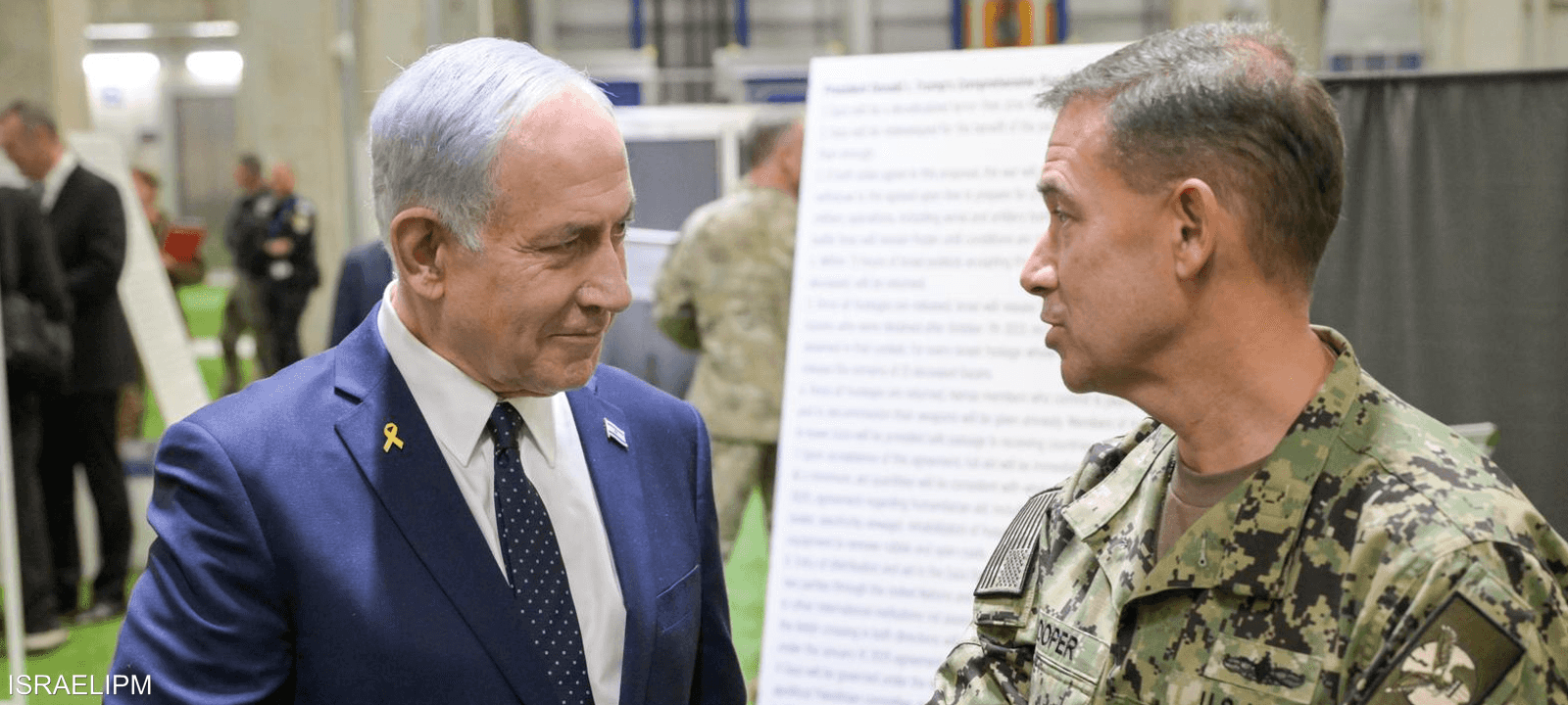 لقاء سابق بين براد كوبر وبنيامين نتنياهو